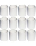 12-Pack 1-1/4 in. Schedule 40 PVC Coupling/Coupler Pipe Fitting NSF SCH40 ASTM D2466 1.25"