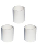 3-Pack 1-1/2 in. Schedule 40 PVC Couplings/Couplers Pipe Fittings NSF SCH40 ASTM D2466 1.5"