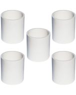 5-Pack 1-1/4 in. Schedule 40 PVC Coupling/Coupler Pipe Fitting NSF SCH40 ASTM D2466 1.25"