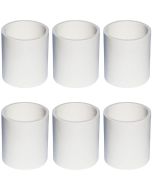 6-Pack 1-1/2 in. Schedule 40 PVC Couplings/Couplers Pipe Fittings NSF SCH40 ASTM D2466 1.5"