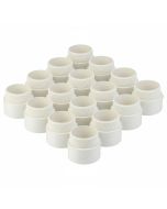 16-Pk 2 in. Schedule-40 DWV PVC Male Adapters MIPT X SLIP Fittings for Drain, Waste, and Vent ASTM D2665 NSF