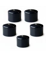 5-Pk 1-1/4 in. SCH-80 PVC End Caps Slip/Socket High Pressure Fittings NSF ASTM D2467 1.25"