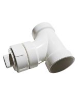 3" DWV Sanitary Tee Cleanout Kit w/ Adapter & Plug