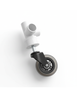 247Garden 3/4" 3-Way PVC Pipe Fittings + PVC Caster Pipe Cap Fitting + 7/16" Long Stem Caster+Wheel 3PC Combo Kit