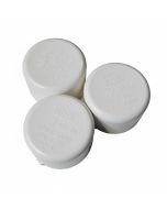 3-Pack 2.5" Schedule-40 PVC End Caps Pipe Fittings NSF SCH40 ASTM D2466 2-1/2" Slip/Socket