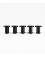 5-Pack 1/2 in. Plastic PEX Plug (End Cap) For Pex Tubing, 1/2-inch Poly PPSU Barb Crimp Fittings