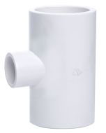 1-1/4 x 1/2 in. SCH40 PVC Reducing Tee 3-Way Pipe Fitting NSF SCH40 ASTM D2466 1.25" x 0.5" T