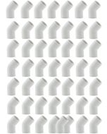 50-Pk 1/2 in. Schedule 40 PVC 45-Degree Elbows NSF/ASTM Pipe Fittings SCH40 ASTM D2466