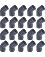 20-Pk 1/2 in. Schedule 80 PVC 45-Degree Elbows High Pressure Pipe Fittings NSF ASTM D2467
