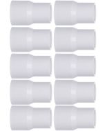 10-Pk 1 x 3/4 in. SCH-40 PVC Reducing Couplings NSF ASTM D2466 Pipe Fittings Slip/Socket
