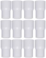 12-Pk 1 x 3/4 in. SCH-40 PVC Reducing Couplings NSF ASTM D2466 Pipe Fittings Slip/Socket