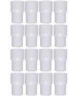 16-Pk 1 x 1/2 in. SCH-40 PVC Reducing Couplings NSF ASTM D2466 Pipe Fittings Slip/Socket