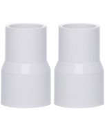 2-Pk 1 x 3/4 in. SCH-40 PVC Reducing Couplings NSF ASTM D2466 Pipe Fittings Slip/Socket