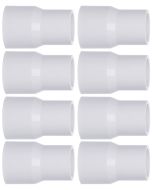 8-Pk 1 x 3/4 in. SCH-40 PVC Reducing Couplings NSF ASTM D2466 Pipe Fittings Slip/Socket