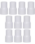 10-Pk 3/4 x1/2 in. Schedule 40 PVC Reducing Couplings NSF Pipe Fittings SCH40 ASTM D2466