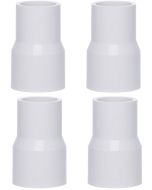 4-Pk 3/4 x1/2 in. Schedule 40 PVC Reducing Couplings NSF Pipe Fittings SCH40 ASTM D2466