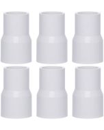 6-Pk 3/4 x1/2 in. Schedule 40 PVC Reducing Couplings NSF Pipe Fittings SCH40 ASTM D2466