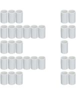 30-Pack 3/4 in. SCH-40 PVC Couplings Plumbing-Grade Pipe Fittings Slip/Socket NSF ANSI ASTM D2466