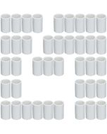 40-Pack 3/4 in. SCH-40 PVC Couplings Plumbing-Grade Pipe Fittings Slip/Socket NSF ANSI ASTM D2466