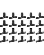 20-Pack 1/2" x 1/2" x 3/4" PEX-A Expansion Tee PPSU Plastic Fitting ASTM F1960 NSF