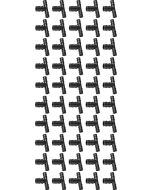 50-Pack 1/2" x 1/2" x 3/4" PEX-A Expansion Tee PPSU Plastic Fitting ASTM F1960 NSF