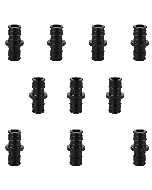 10-Pack 1/2" PEX Expansion Couplings PPSU Plastic Fittings ASTM F1960 NSF PEX-A