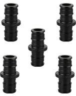 5-Pack 1/2" PEX Expansion Couplings PPSU Plastic Fittings ASTM F1960 NSF PEX-A