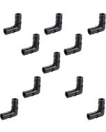 10-Pack 1/2" PEX-A Expansion 90° Elbow PPSU Plastic Fitting ASTM F1960 NSF