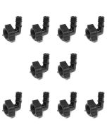 10-Pack 1/2" PEX-A Swivel FPT 90° Female Elbow Adapters PPSU Plastic Expansion Fittings ASTM F1960 NSF