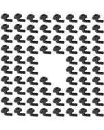 75-Pack 1/2" PEX-A Swivel FPT 90° Female Elbow Adapters PPSU Plastic Expansion Fittings ASTM F1960 NSF