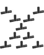 10-Pack 1/2" PEX-A Expansion Tee PPSU Plastic Fittings ASTM F1960 NSF