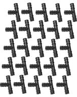 25-Pack 1/2" PEX-A Expansion Tee PPSU Plastic Fittings ASTM F1960 NSF