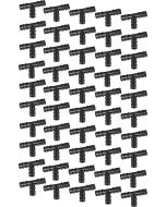 50-Pack 1/2" PEX-A Expansion Tee PPSU Plastic Fittings ASTM F1960 NSF