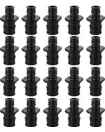 20-Pack 3/4" x 1/2" PEX-A Reducing Couplings PPSU Plastic Cold Expansion PEX Fittings ASTM F1960 NSF