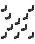 10-Pack 3/4" x 1/2" PEX-A  90° Reducing Elbow PPSU Plastic Expansion PEX Fitting ASTM F1960 NSF