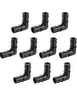 10-Pack 3/4" PEX-A Expansion 90° Elbow PPSU Plastic Fitting ASTM F1960 NSF