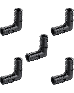 5-Pack 3/4" PEX-A Expansion 90° Elbow PPSU Plastic Fitting ASTM F1960 NSF