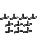 10-Pack 3/4" PEX-A Expansion Tee PPSU Plastic PEX Fittings ASTM F1960 NSF