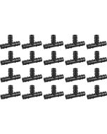 20-Pack 3/4" PEX-A Expansion Tee PPSU Plastic PEX Fittings ASTM F1960 NSF