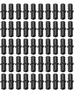 50-Pack 1/2 in. PEX-B Barb Couplings Plastic PPSU PEX Crimp Fittings for Hot/Cold Water PEX Pipe System NSF F2159