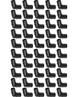 50-Pack 1 in. PEX Crimp Elbows 90-Degree PPSU Plastic Barb Fittings ASTM F2159 NSF