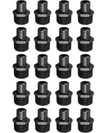 20-Pk 1" PEX Crimp x 1" Male NPT Adapters Plastic PPSU PEX-B Fittings ASTM F2159 NSF