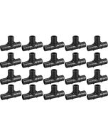 20-Pack 1 in. PEX Crimp Tee Fitting Plastic PPSU ASTM F2159 NSF
