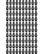 100-Pk 3/4" PEX-B Crimp x 1/2" Male Adapter MNPT PPSU Plastic Fittings NSF/ANSI 61, cUPC, ASTM F2159