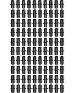 100-Pack 3/4" PEX Crimp Couplings PPSU ASTM F2159 NSF Tube Fittings