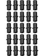 25-Pack 3/4" PEX Crimp Couplings PPSU ASTM F2159 NSF Tube Fittings