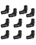 10-Pack 3/4 in. Plastic PEX-B Barb 90-Degree Elbows Crimp Fittings