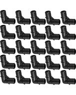 25-Pack 3/4 in. Plastic PEX-B Barb 90-Degree Elbows Crimp Fittings