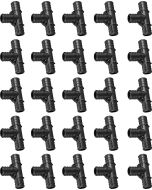 25-Pack 3/4" PEX Crimp Tee PPSU Plastic ASTM F2159 PEX-B Fittings NSF