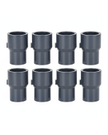 8-Pk 1 x 3/4 in. Schedule 80 PVC Reducing Couplings Pipe Increase/Reducer Fittings (Socket) NSF ASTM D2467
